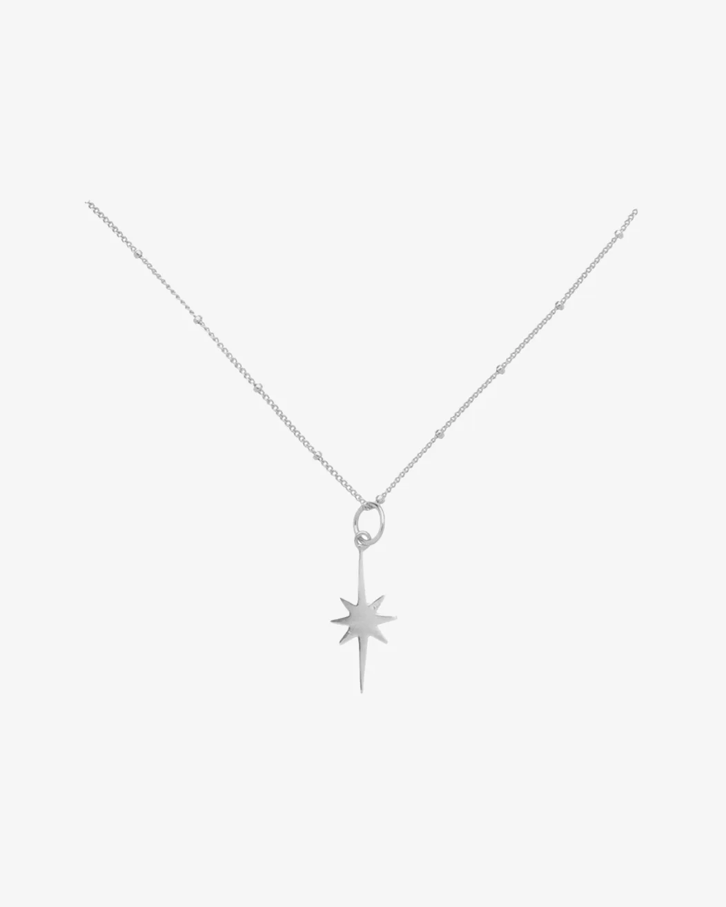 Celestial Link Silver Necklace