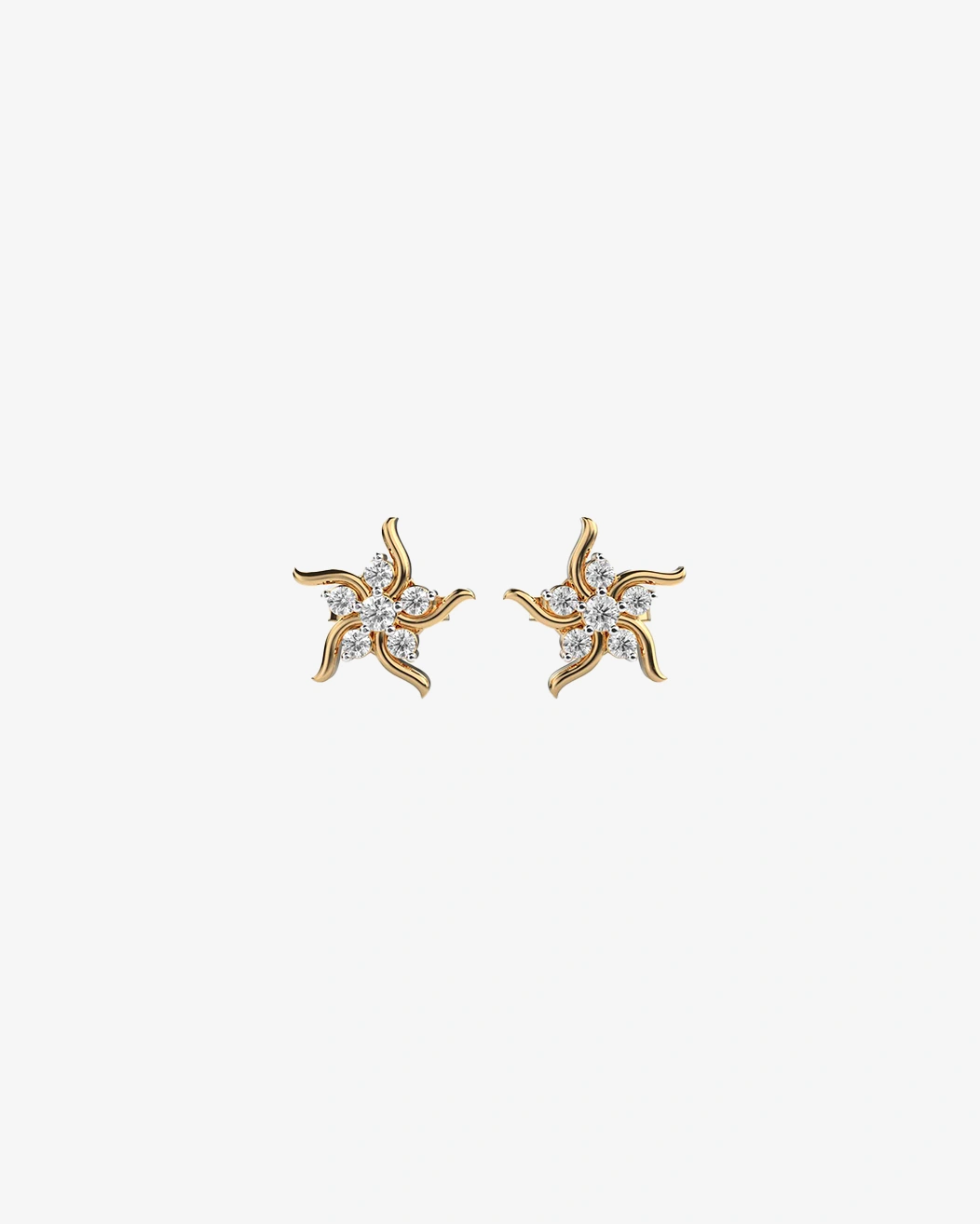 Diamond Fire Studs