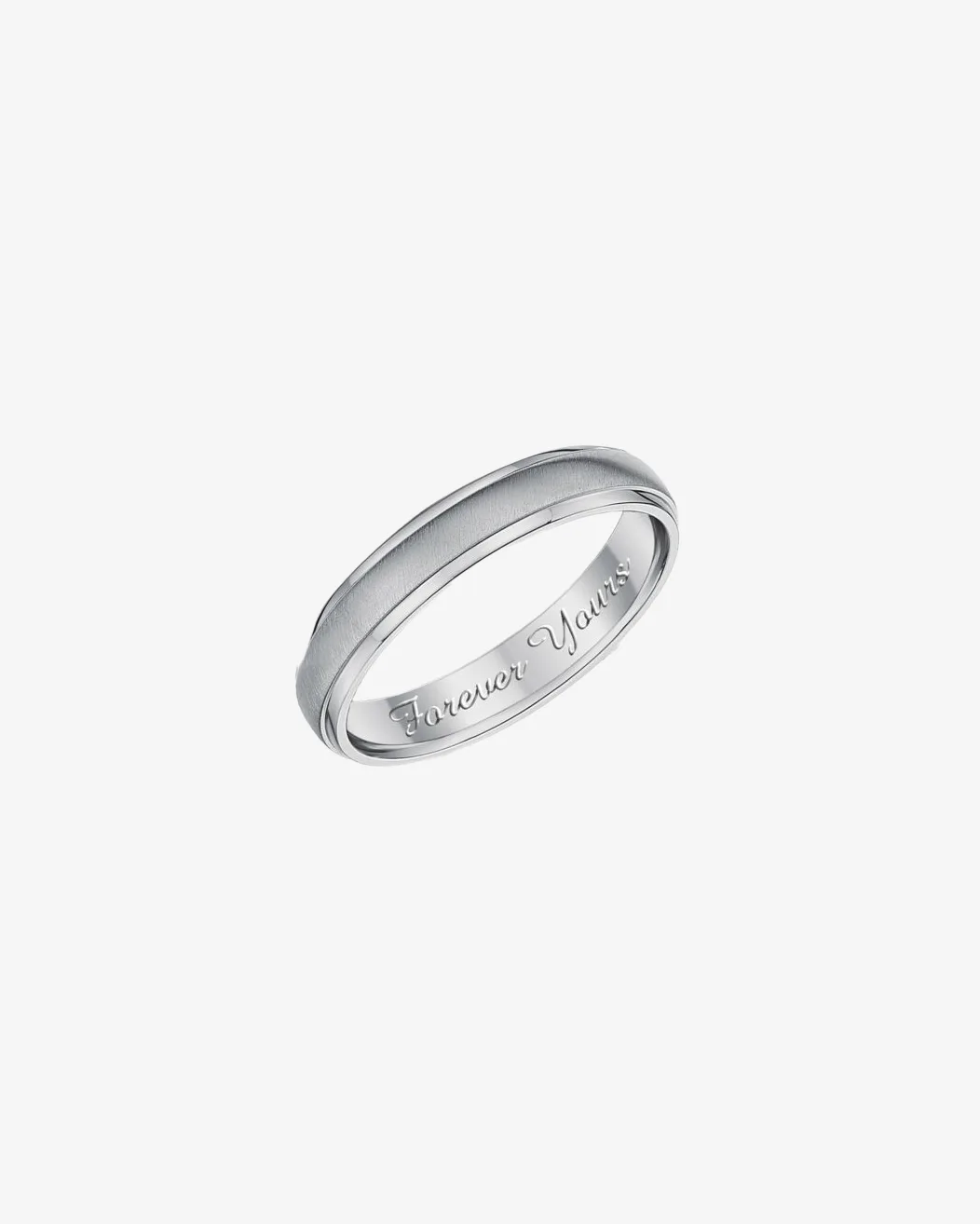 Forever Yours Engraved Ring