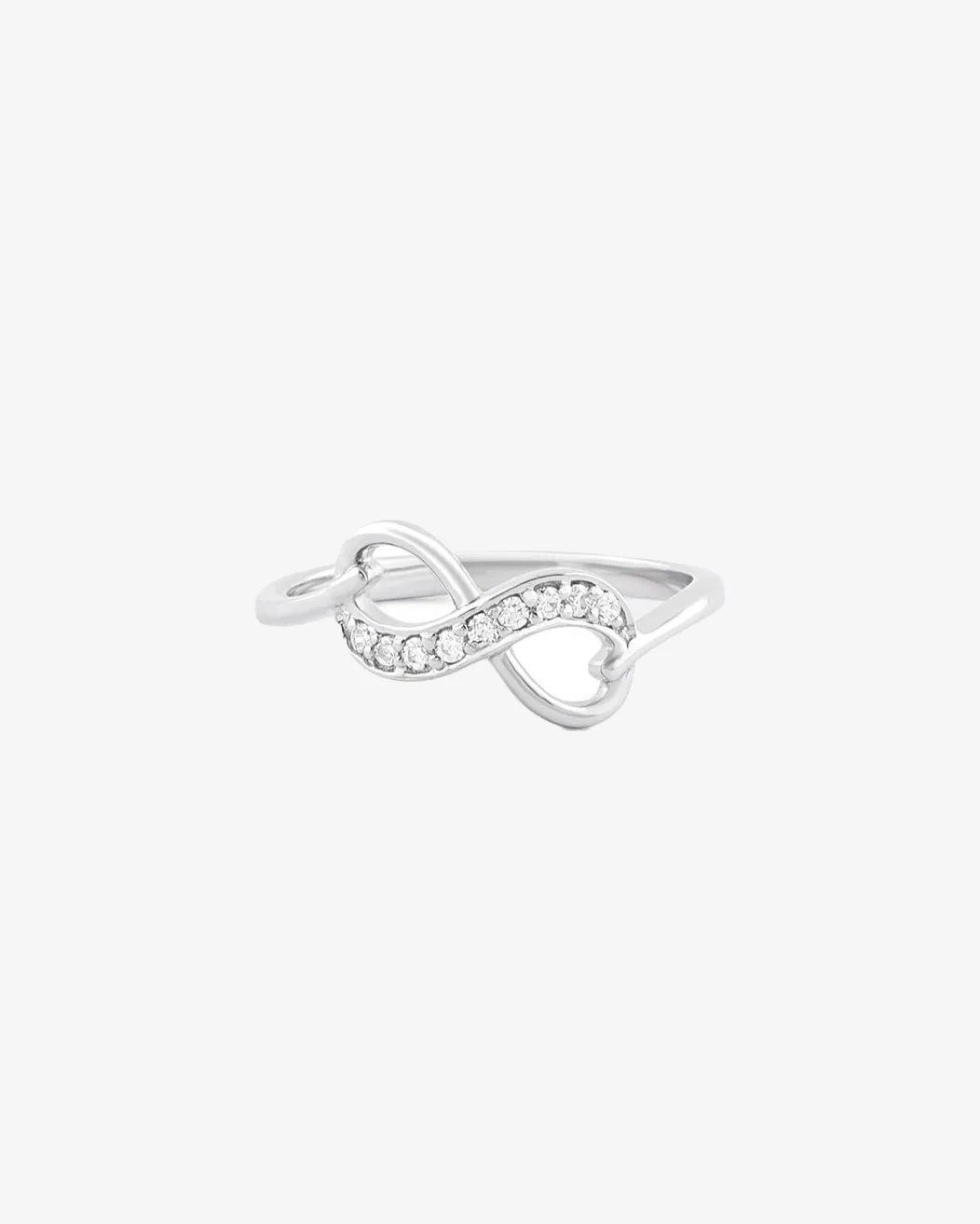 Infinity Whisper Silver Ring